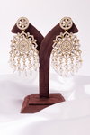 RPS Elegant Ethnic Pearl And Kundan Earrings Wholesale Market In Surat